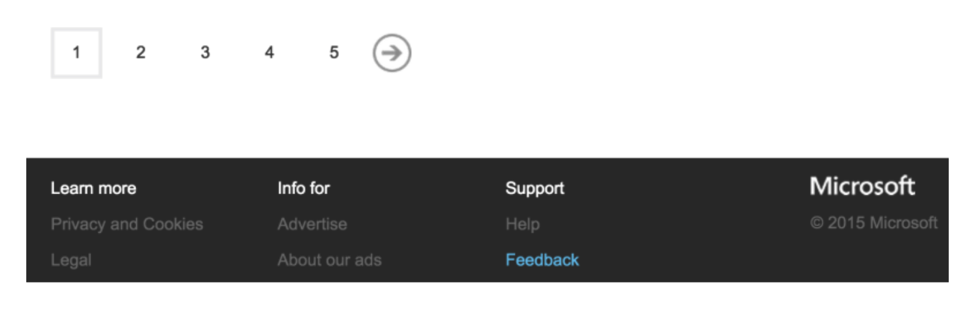 Bing May Remove Navigation to Page 2 Search Results